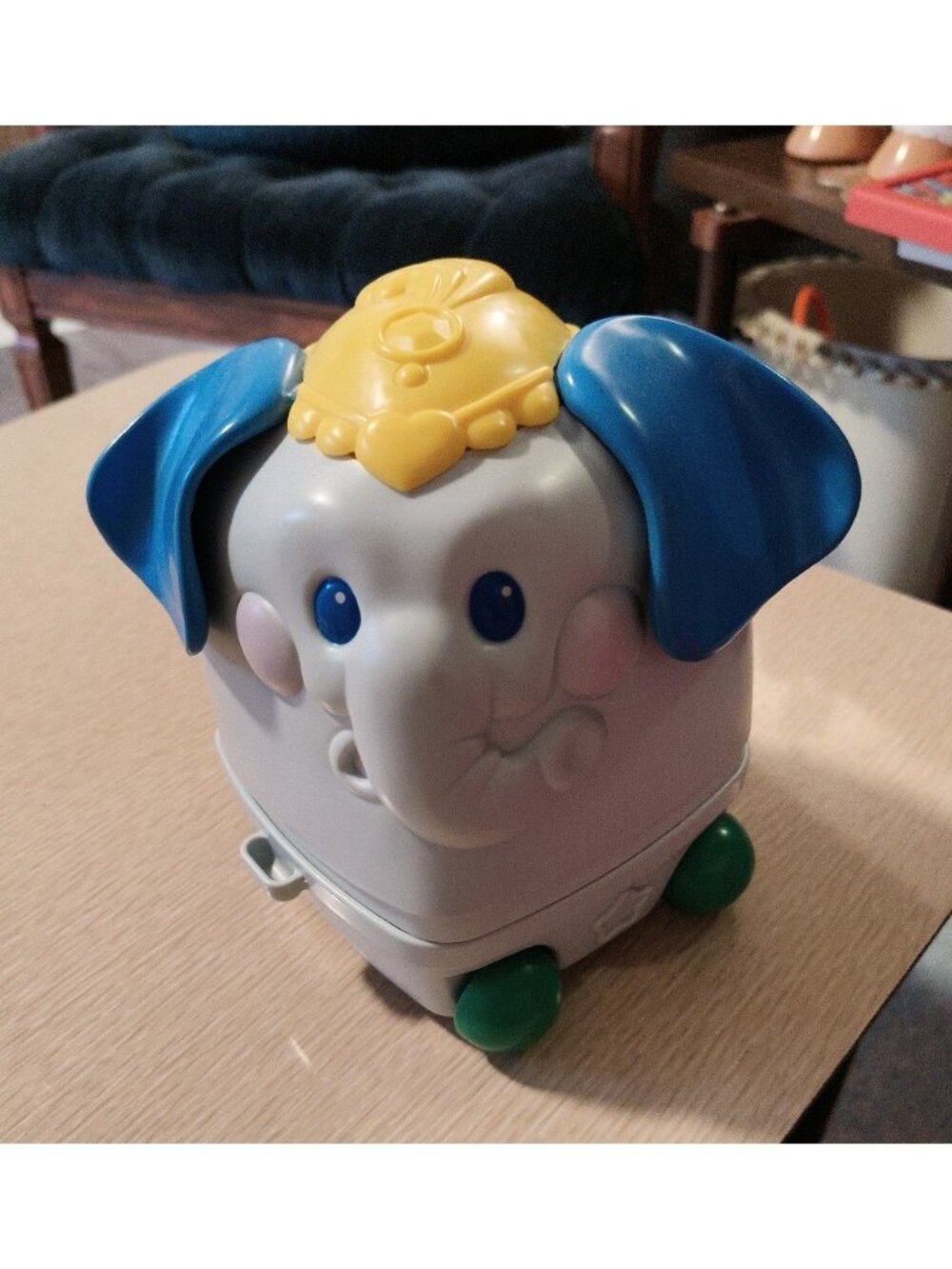 Vintage Fisher Price 1995 Nesting Animal Train Toy Elephant Lion Zebra Circus